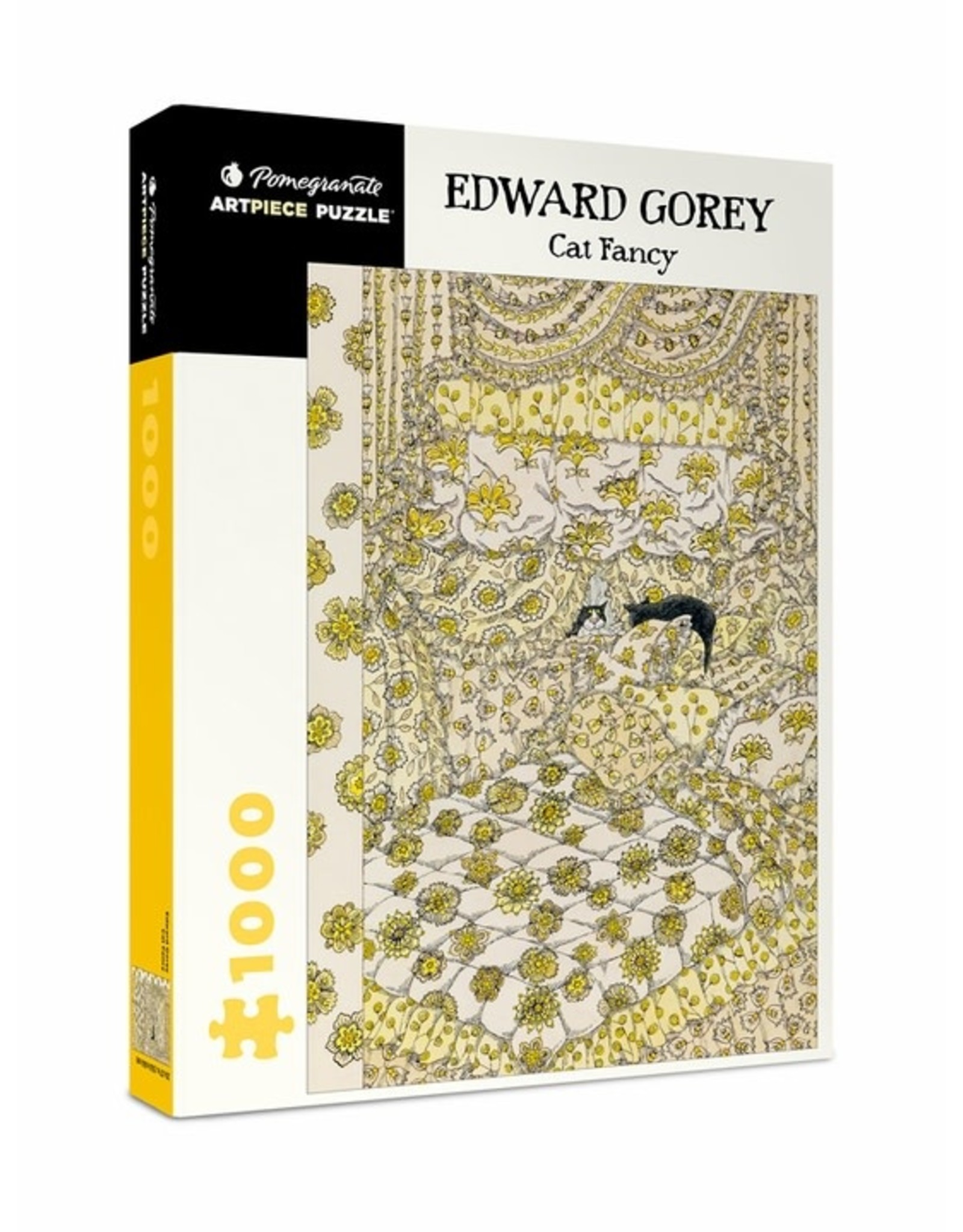 Pomegranate EDWARD GOREY: CAT FANCY 1000pc Pomegranate Jigsaw Puzzle