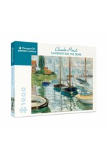 Pomegranate Claude Monet: Sailboats on the Seine 1000pc Pomegranate Jigsaw Puzzle