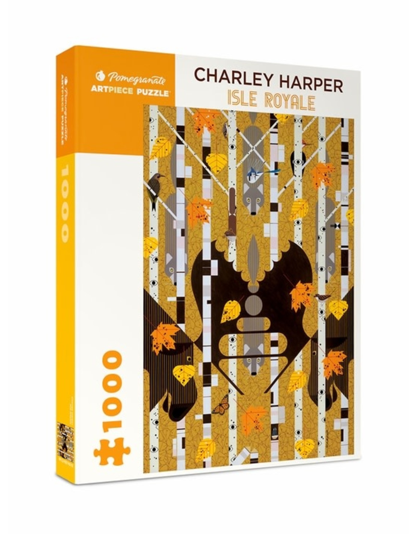 Pomegranate Charley Harper: Isle Royale 1000pc Pomegranate Jigsaw Puzzle