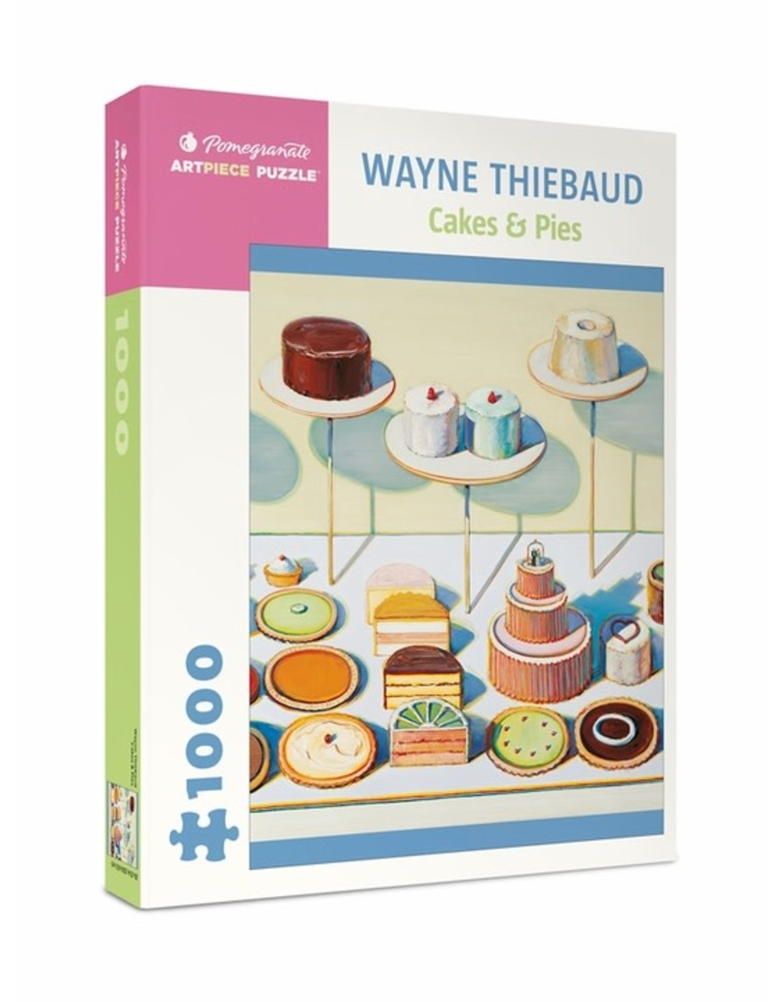 Pomegranate Wayne Thiebaud: Cakes & Pies 1000pc Pomegranate Jigsaw Puzzle