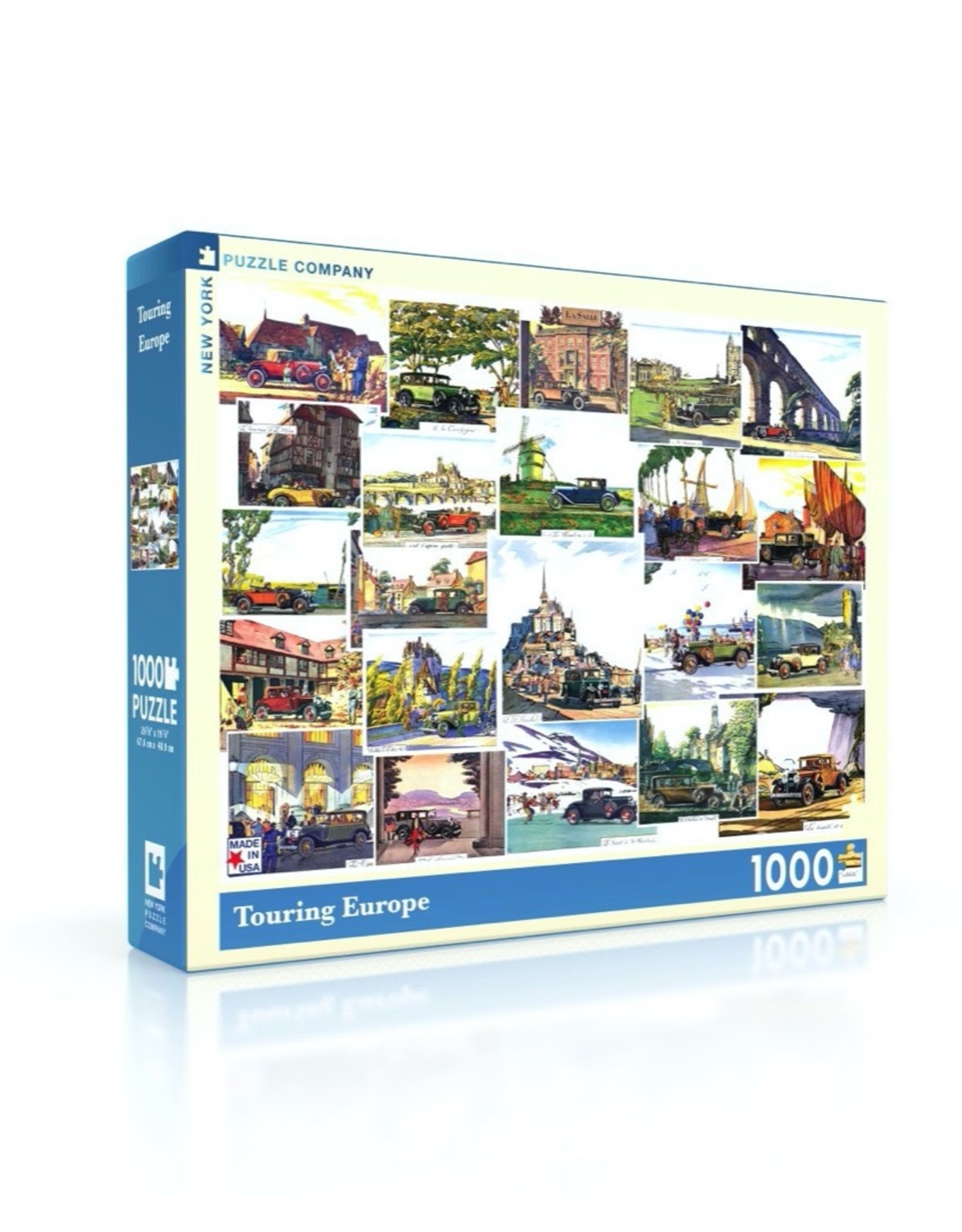 New York Puzzle Company Touring Europe 1000pc Jigsaw Puzzle