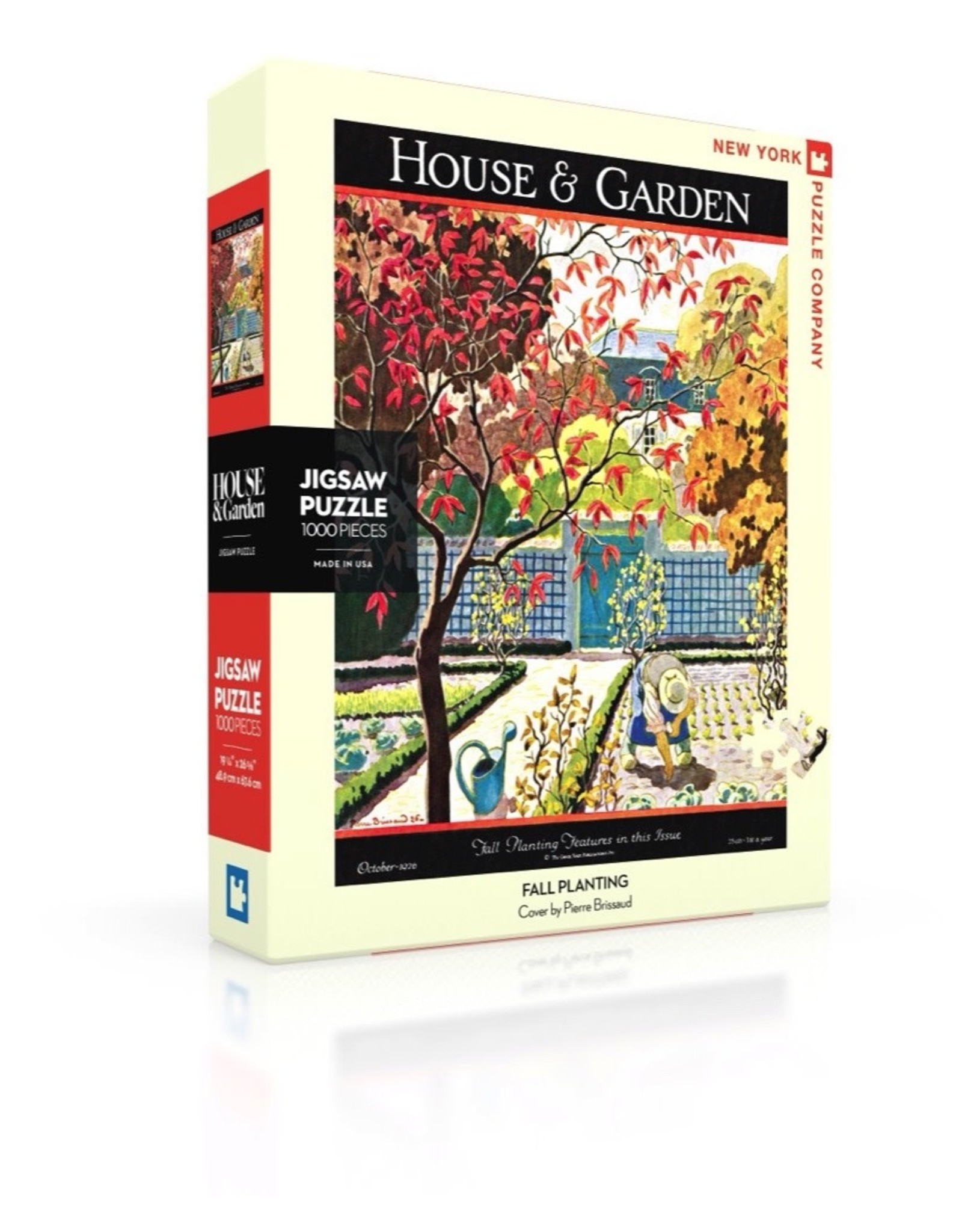 New York Puzzle Company Fall Planting 1000pc New York Puzzle Company Jigsaw Puzzle