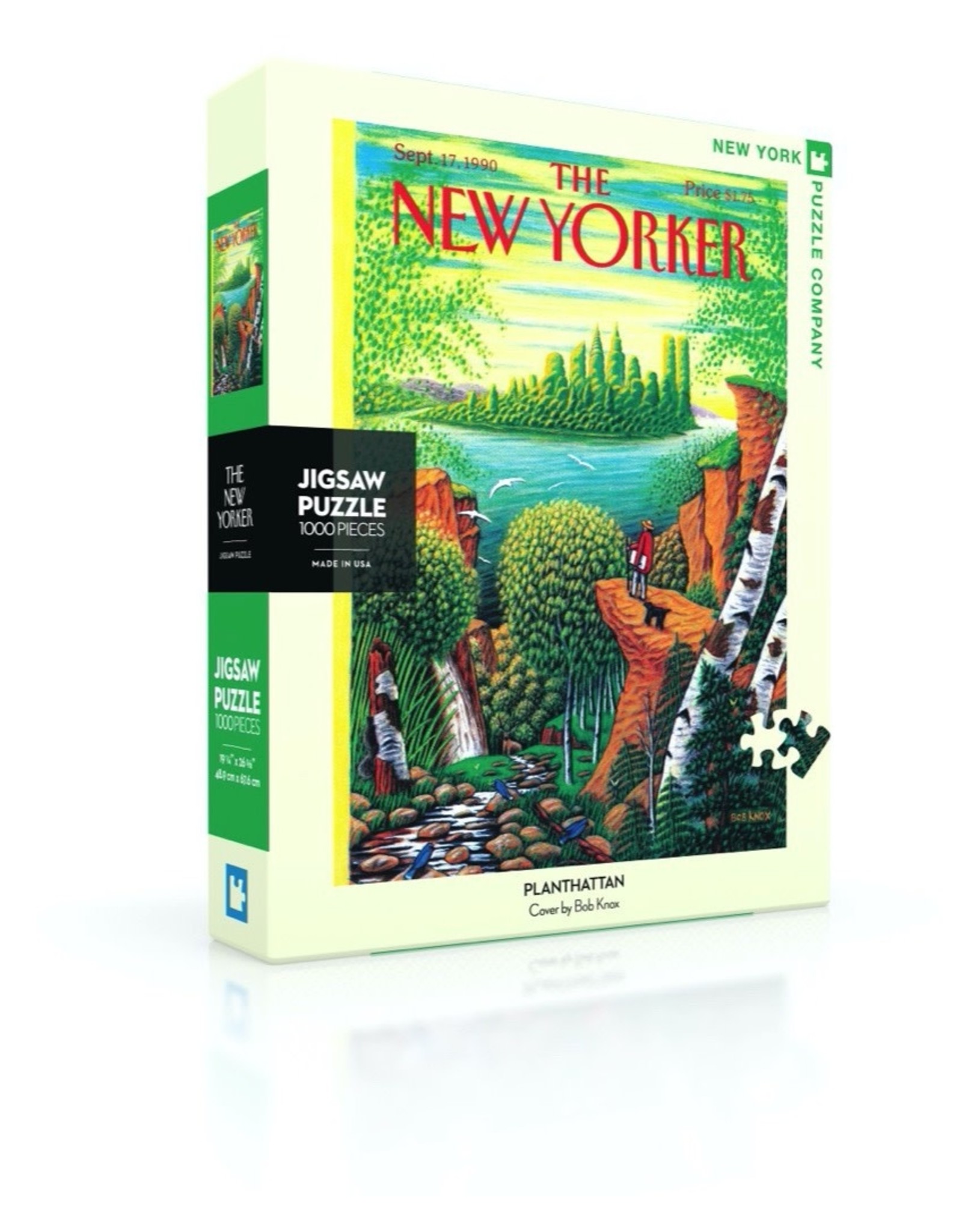 New York Puzzle Company Planthatten 1000pc New Yorker Jigsaw Puzzle
