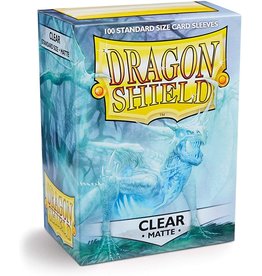 Fantasy Flight Dragon Shield Sleeves 100ct - Matte Clear