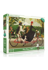 New York Puzzle Company Miss Moon's Bike 1000pc Jigsaw Puzzle