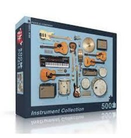 New York Puzzle Company Instrument Collection 500pc New York Puzzle Company Jigsaw Puzzle