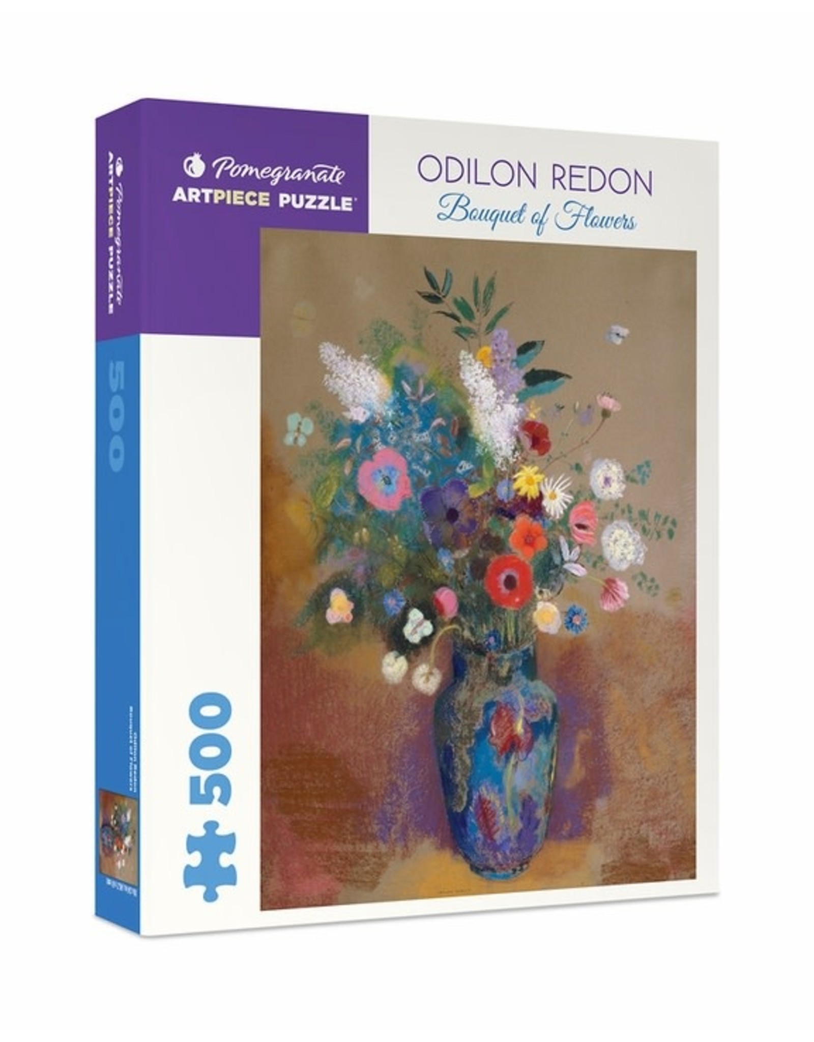 Pomegranate Odilon Redon: Bouquet of Flowers 500pc Pomegranate Jigsaw Puzzle