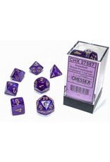 chessex Chessex 7ct Dice Set - Borealis Royal Purple/ Gold