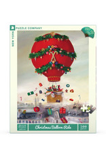 New York Puzzle Company Christmas Balloon Ride 500pc New York Puzzle Company Jigsaw Puzzle