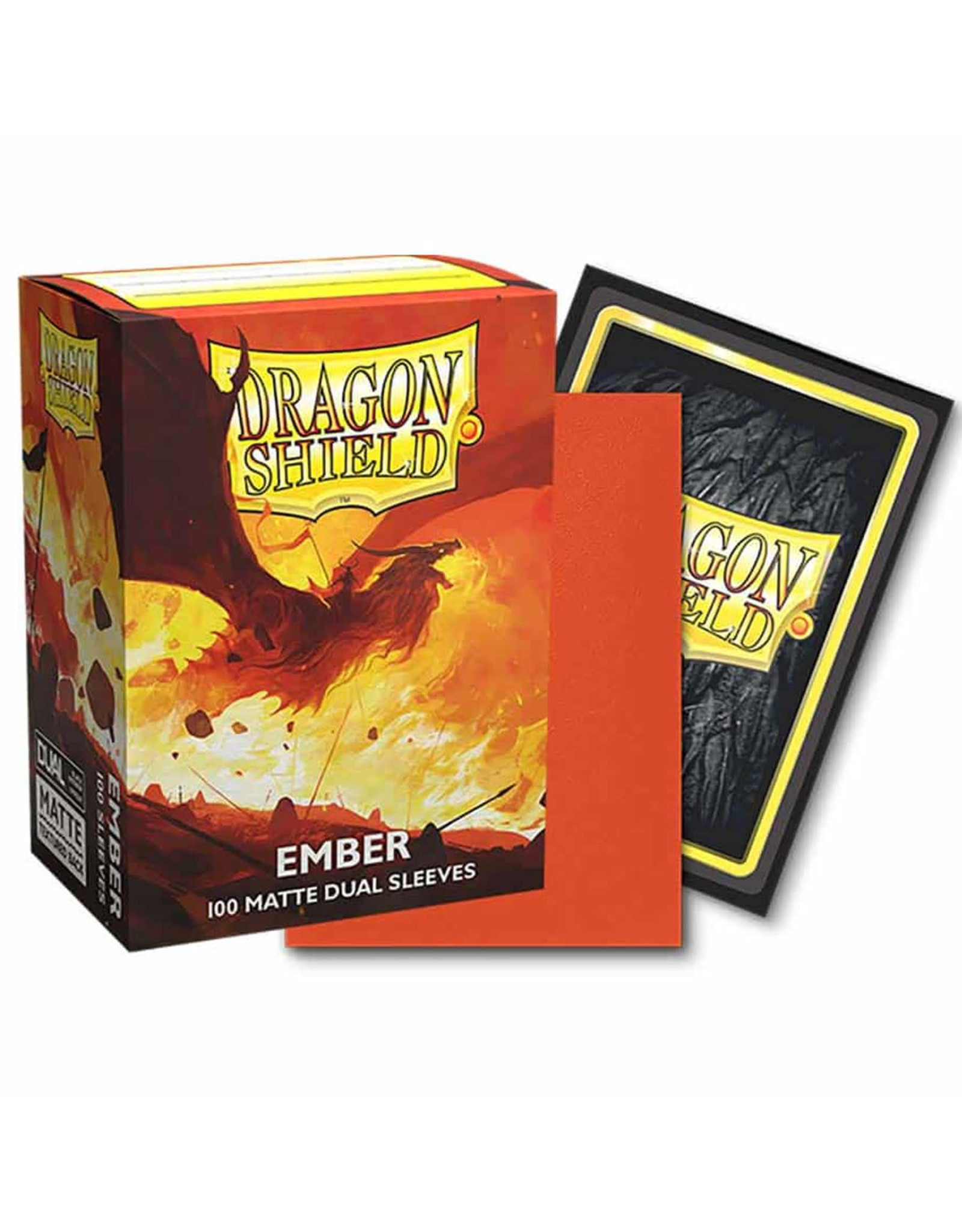 Dragon Shields Dragon Shield 100ct Matte Dual Sleeves - Ember
