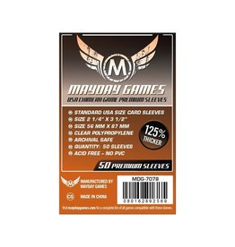 Mayday Mayday Premium 50ct Dark Orange Chimera Sleeves 57.5 X 89