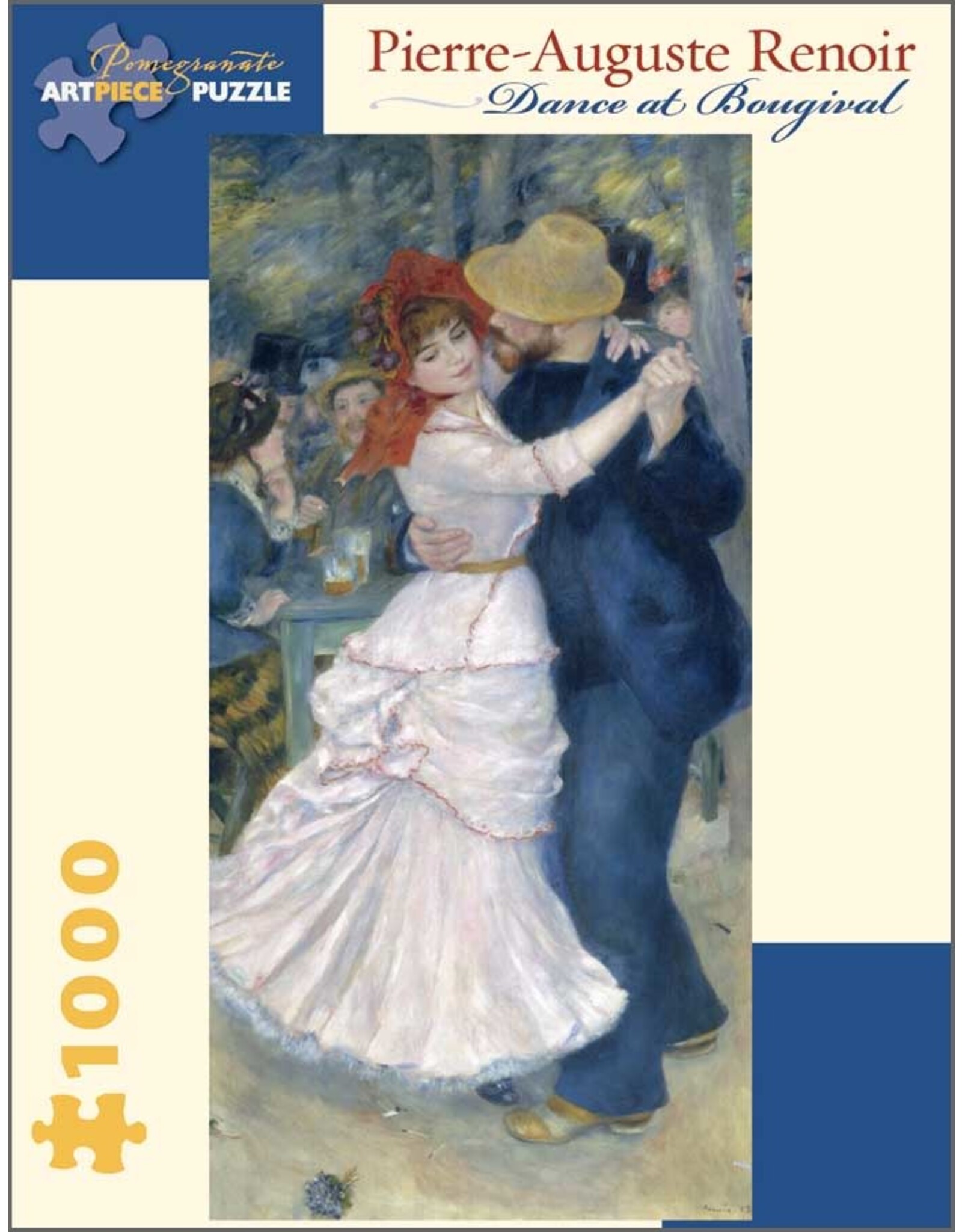 Pierre-Auguste Renoir: Dance at Bougival 1000-Piece Pomegranate Jigsaw Puzzle