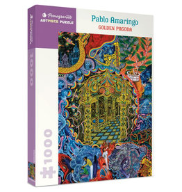 Pablo Amaringo: Golden Pagoda 1000-piece Jigsaw Puzzle