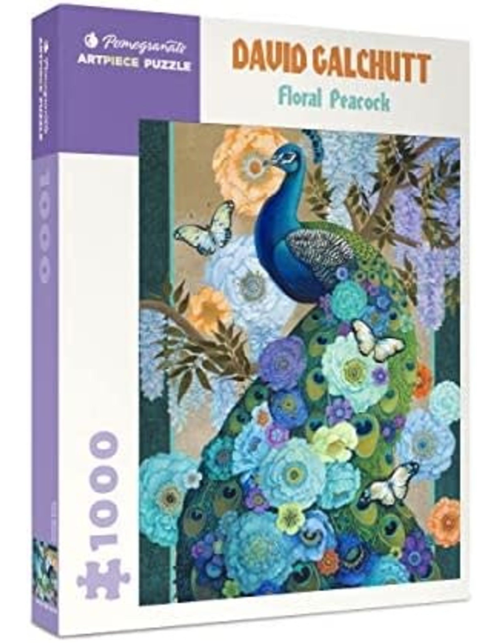 David Galchutt: Floral Peacock 1000-Piece Jigsaw Puzzle