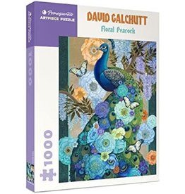 David Galchutt: Floral Peacock 1000-Piece Jigsaw Puzzle