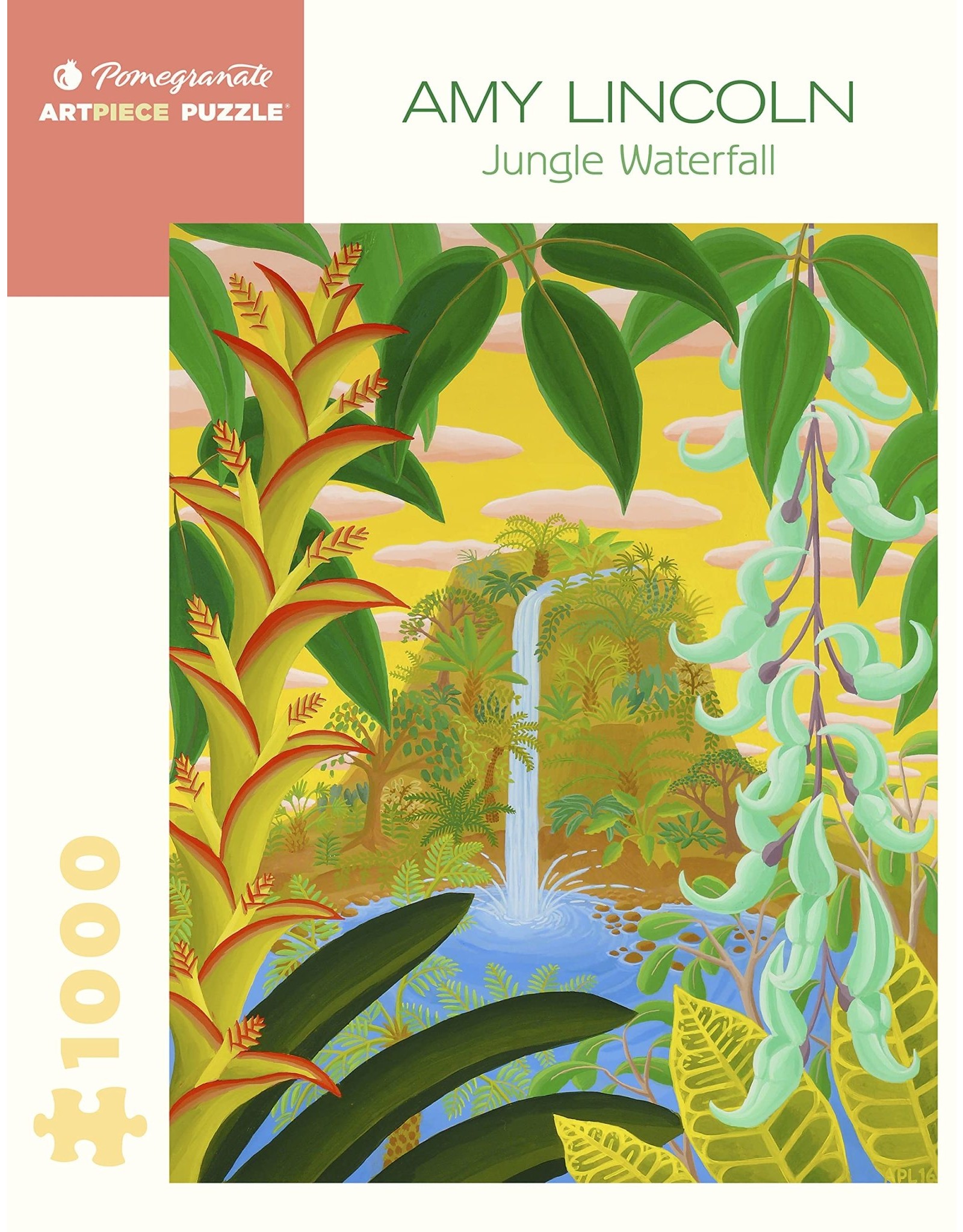 Amy Lincoln: Jungle Waterfall 1000-Piece Jigsaw Puzzle