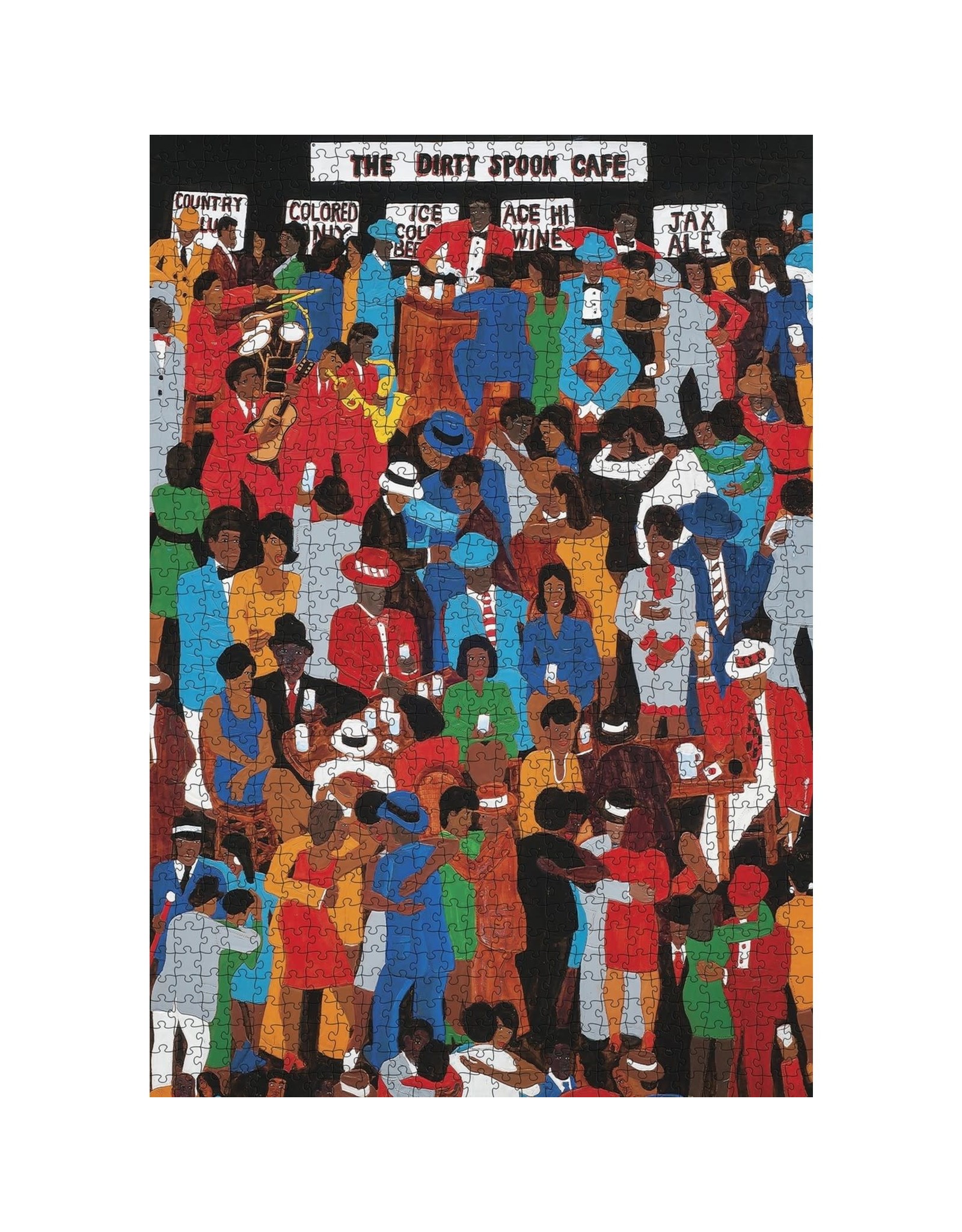 Winfred Rembert: The Dirty Spoon Cafe 1000-Piece Jigsaw Puzzle