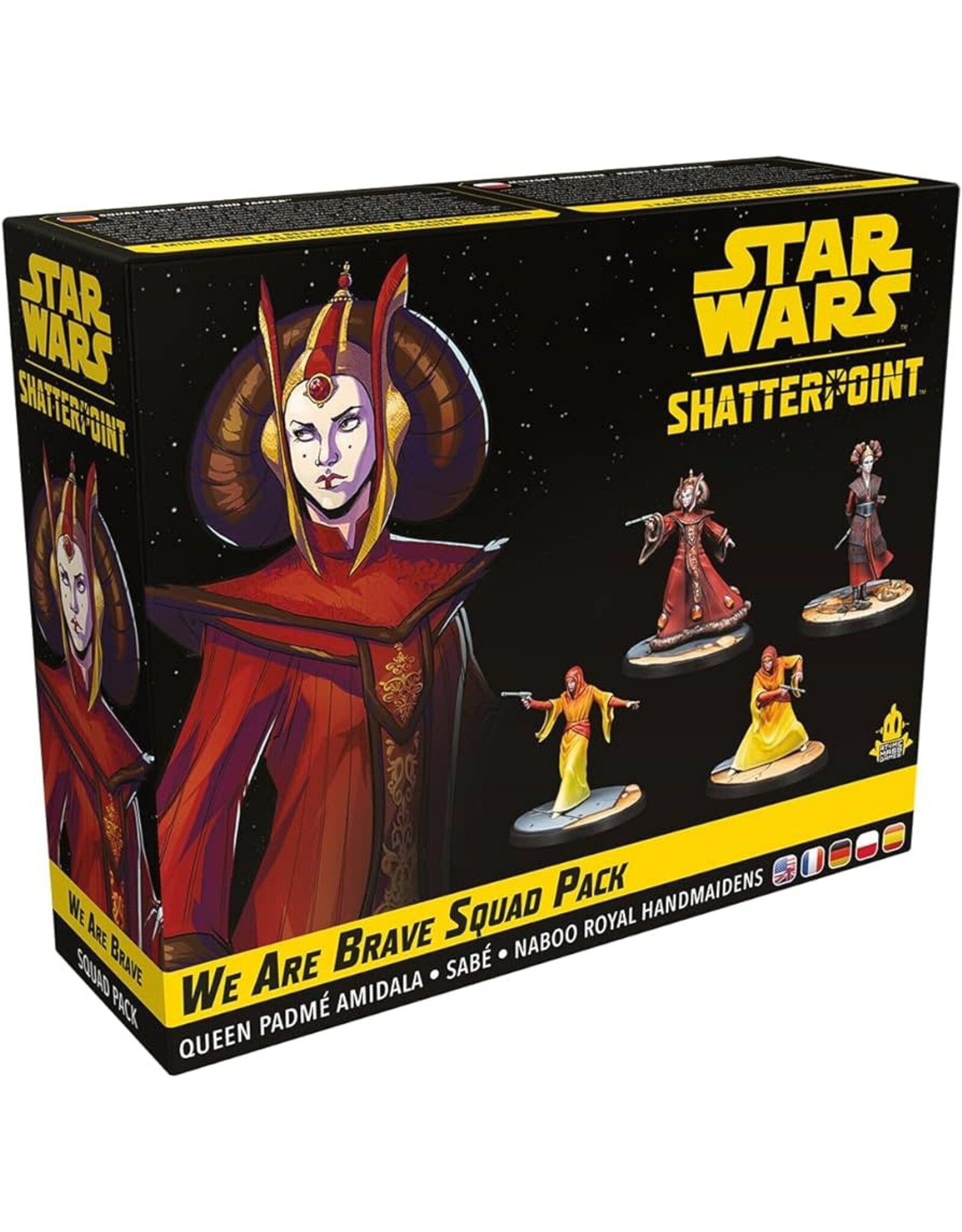 Star Wars Shatterpoint We are Brave Squad Pack (Queen Padme Amidala, Sabe, Naboo Royal Handmaidens)