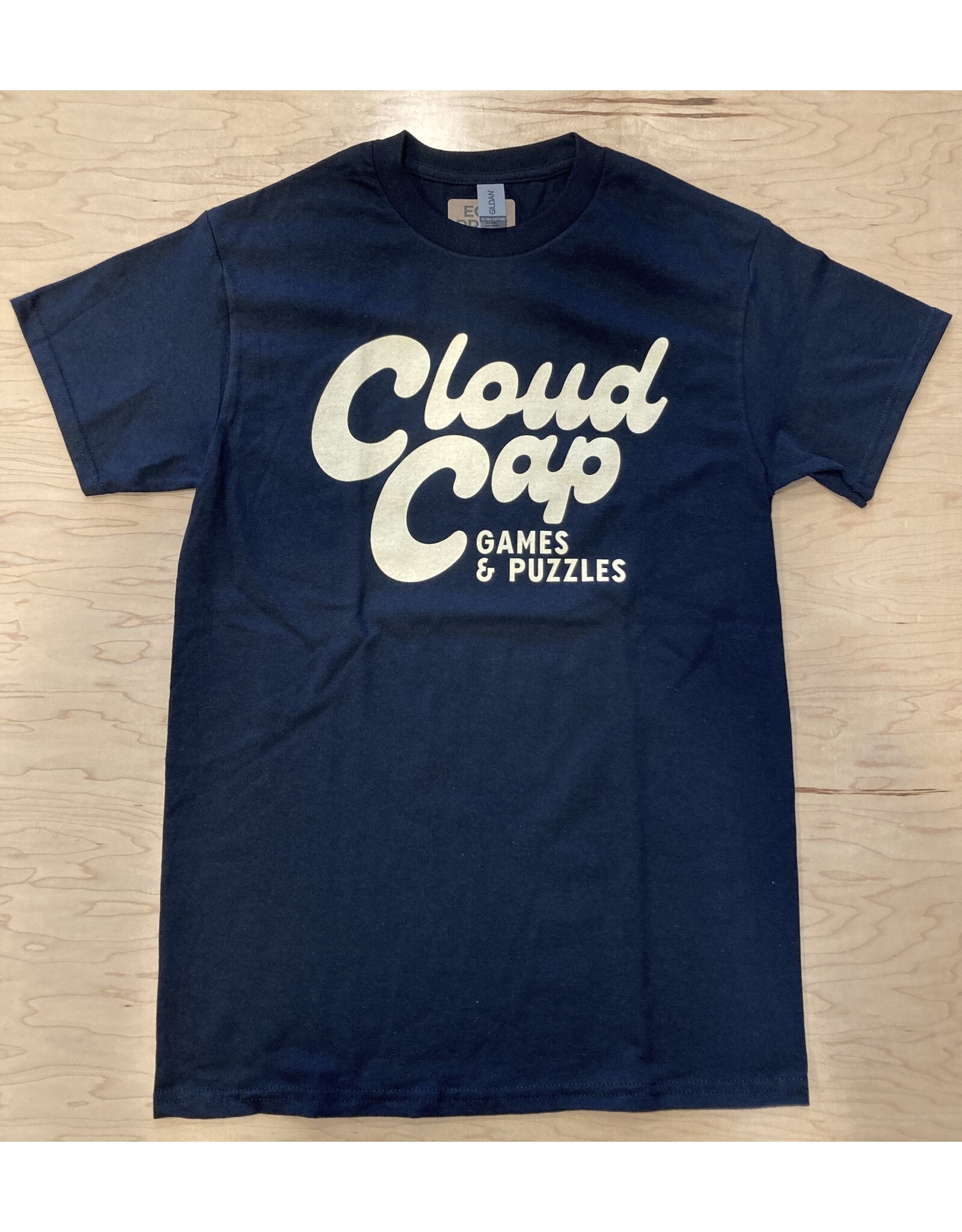 T-Shirt - Cloud Cap Logo - Black  - L