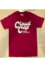 T-Shirt - Cloud Cap Logo - Red  - M