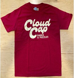 T-Shirt - Cloud Cap Logo - Red  - M