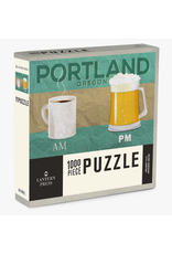 1000 PIECE PUZZLE Portland, Oregon Coffee AM, Beer PM