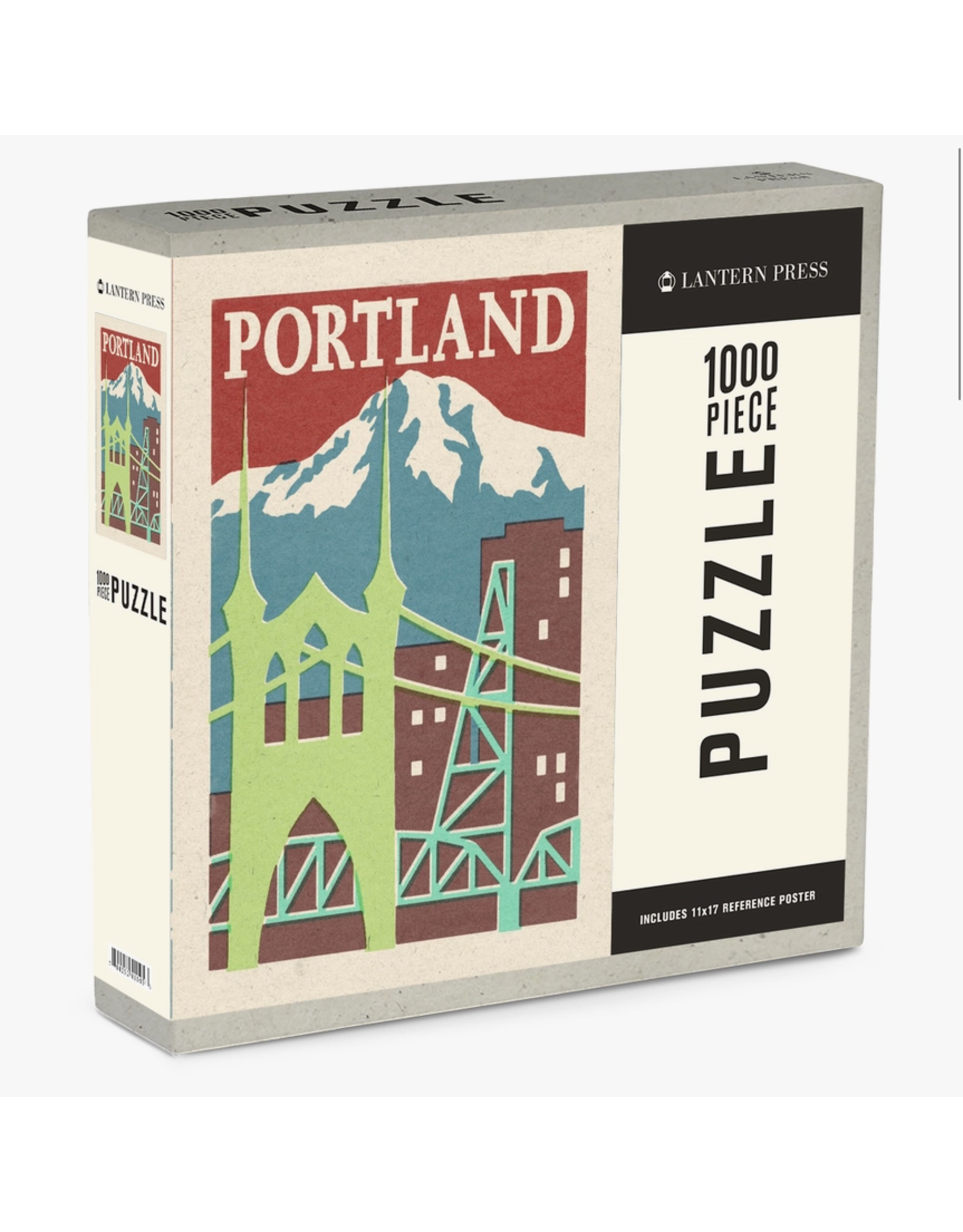 1000 PIECE PUZZLE Portland, Oregon, Woodblock 2