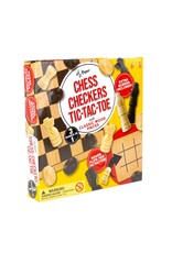 Chess, Checkers, & Tic-Tac-Toe (Regal Games)