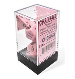 7ct Chessex RPG Dice Set - Pastel Pink