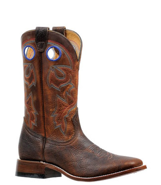 Boulet Square Toe Boots w/Rider Sole