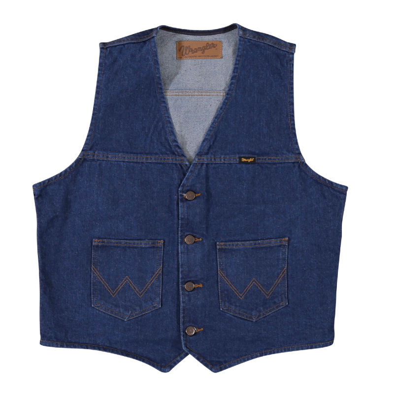 Wrangler Denim Unlined Vest - Dixie's