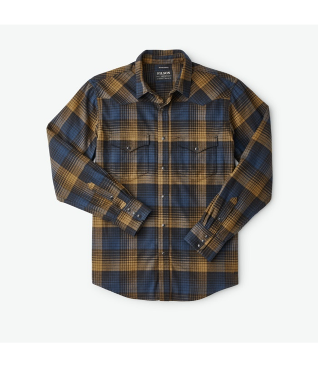 Filson Western Flannel Plaid Shirt 