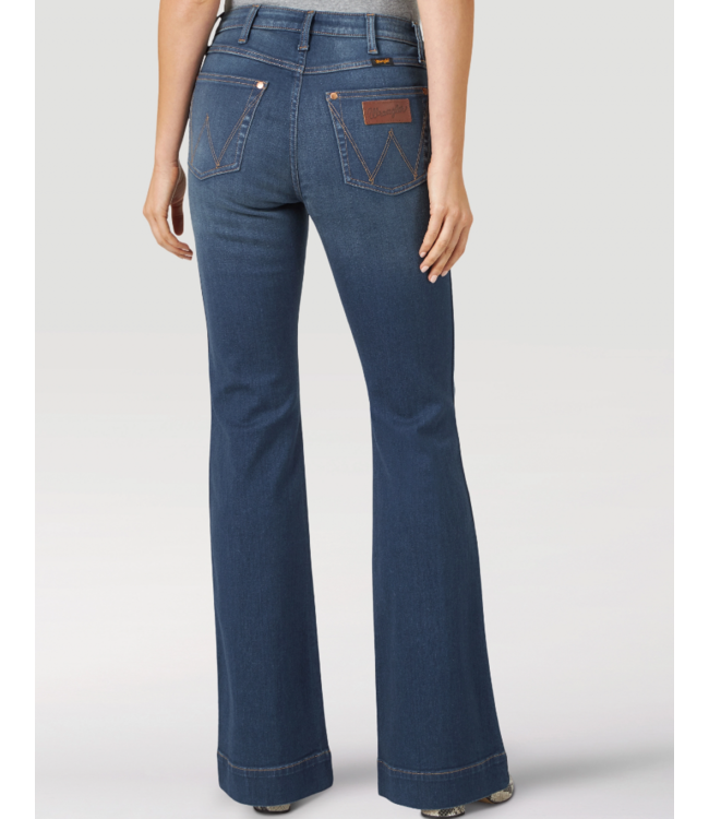 retro flare stretch jean wrangler