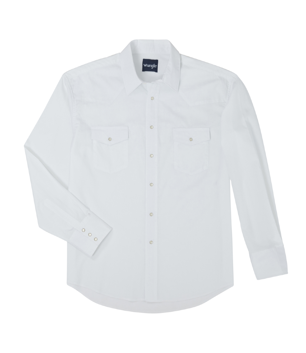 Wrangler Sport Western Solid Shirt 