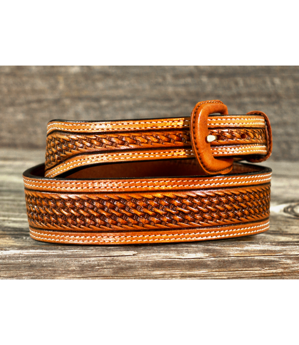 basket weave belt