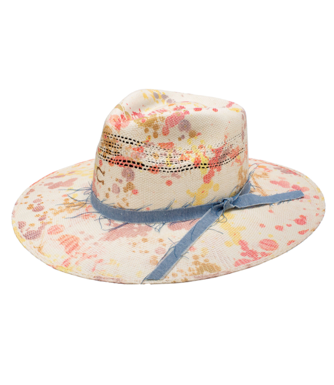 Charlie 1 Horse Big Splash Straw Hat 