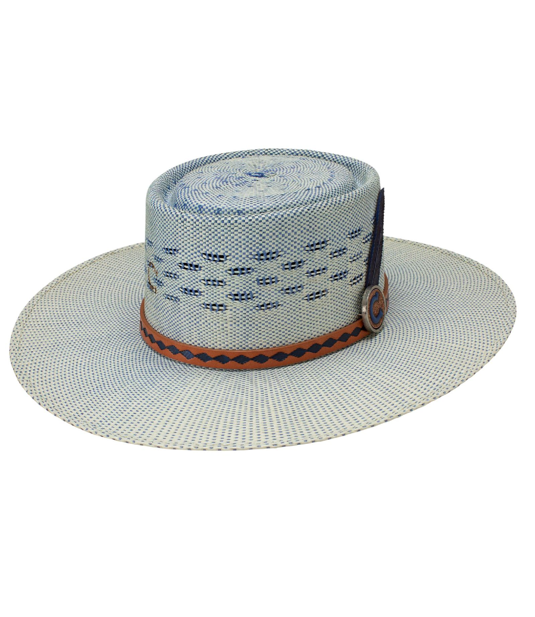 Charlie 1 Horse Blue Roan Straw Hat 