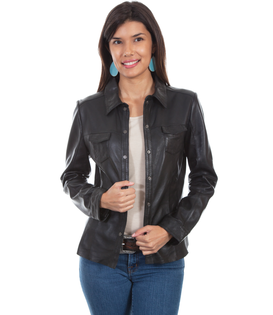 scully lamb leather jacket