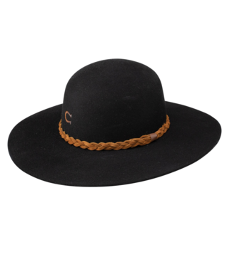 Stetson & Resistol Hats Wanderlust Jr Youth Felt Hat, Black: OSFM