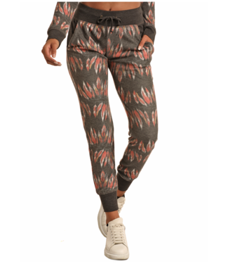 Panhandle Slim All Over Feather Print Jogger FINAL SIZE XL