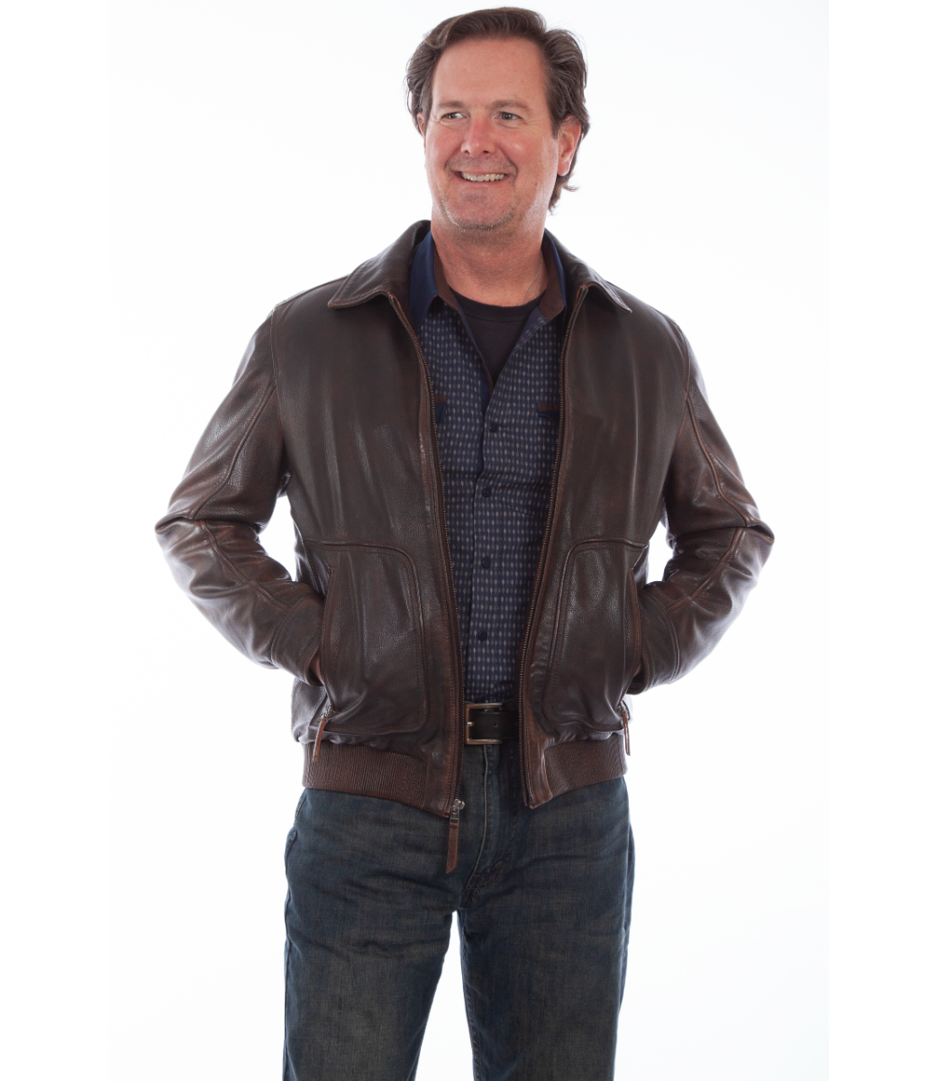 scully lamb leather jacket