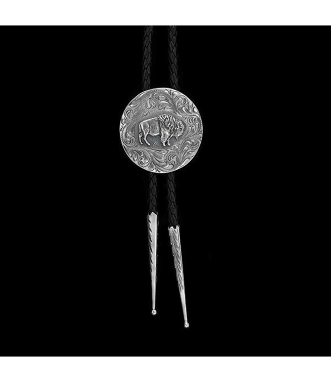 Vogt Way of the Buffalo Sterling Silver Bolo