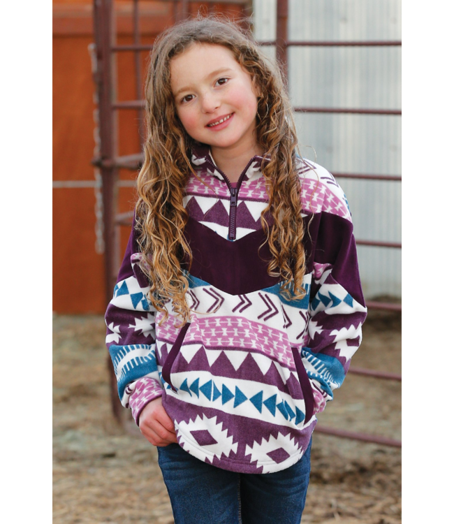 Cinch Girls 1/4 Zip Pullover Sweater