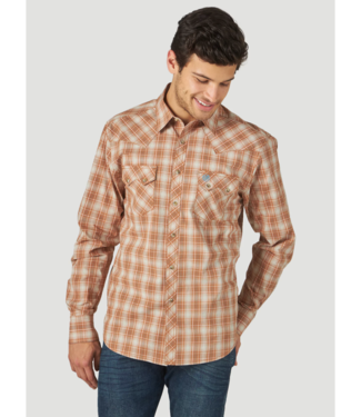 Wrangler Retro Modern Fit Plaid Shirt, Multiple Color Options