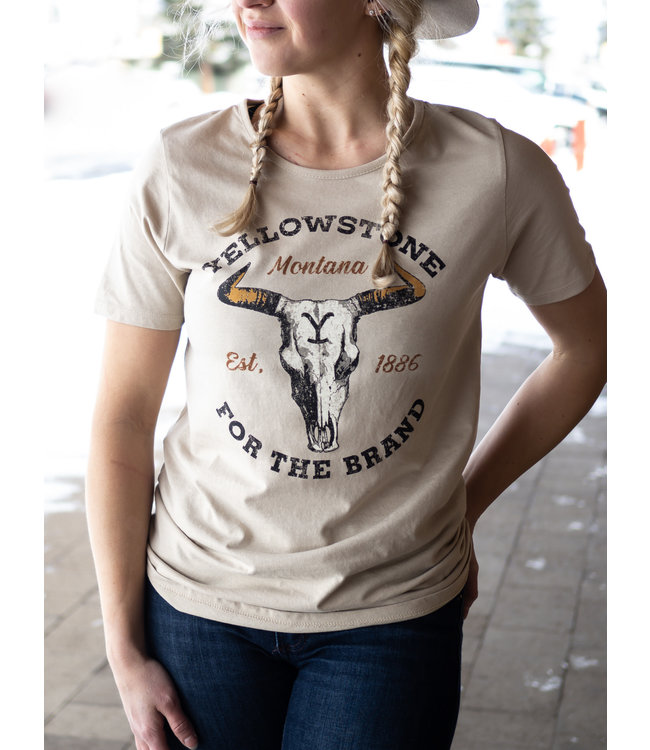 Yellowstone Women's Cattle Skull Tee