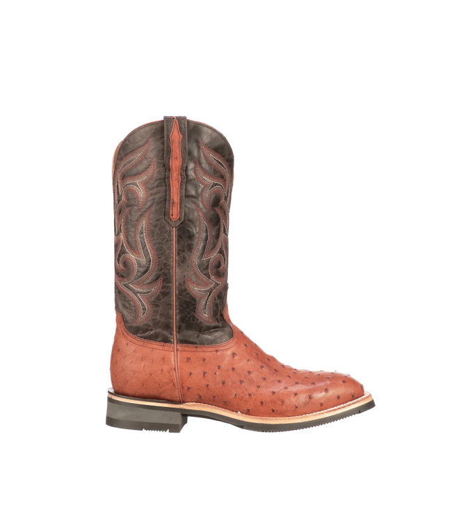 Lucchese Rowdy Ostrich Quill Boots