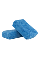Chemical Guys MIC_292_02 Premium Grade Microfiber Applicators, Blue 2" X 4" X 6" (2 Pack)