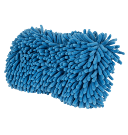 Chemical Guys MIC_495 Chemical Guys-Double Sided Chenille Blue Wash Sponge With Hand Strap.