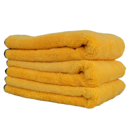 Chemical Guys MIC_507_03 Professional Grade Premium Silk Banded Microfiber Towels, 16" X 24" (3 Pack)