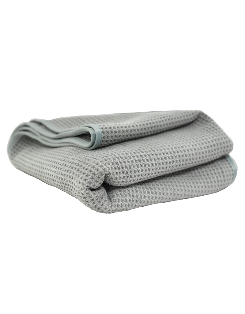 Chemical Guys MIC_781_01 Gray Matter Silk Effect Super Soft Microfiber Waffle Weave Dryer Towel (36" X 25")